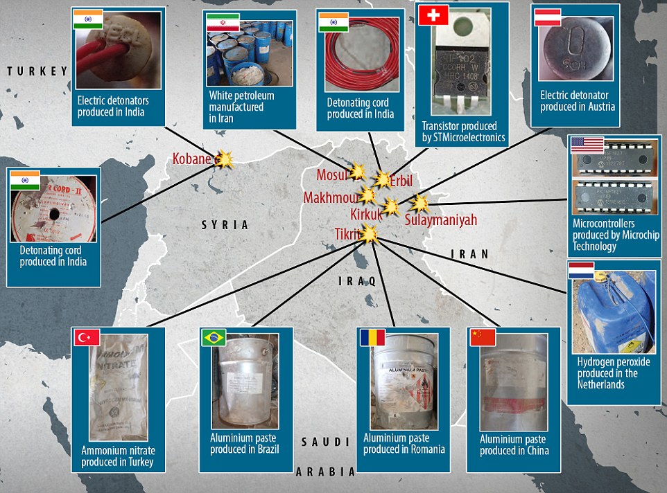 Isis components found in Iraq and Syria map.jpg